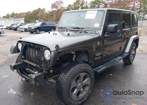 2017 Jeep Wrangler Unlimited Sahara 4X4 из США, поврежденный, VIN 1C4BJWEG0HL730077